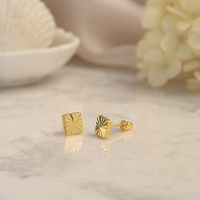 Real 14k and 10K solid Yellow Gold Tiny Stud Earrings with Screw back for Women And Men for Sensitive ears Small & Minimalist Studs Jewelry for Gifts