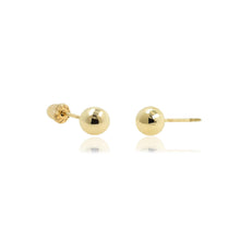 Real 14k and 10K solid Yellow Gold Stud Earrings with Screw back for Women And Men for Sensitive ears Small & Minimalist Dot Studs Jewelry for Valentine's Day Gifts