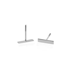 Real 14K Solid Gold Tiny Line Bar Stud Earrings for Women & Mom - Hypoallergenic for Sensitive Ears, Small & Minimalist Jewelry for Day Gifts