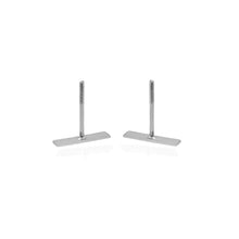 Real 14K Solid Gold Tiny Line Bar Stud Earrings for Women & Mom - Hypoallergenic for Sensitive Ears, Small & Minimalist Jewelry for Day Gifts