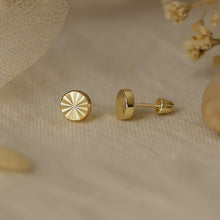 Real 14k and 10K solid Yellow Gold Tiny Stud Earrings with Screw back for Women And Men for Sensitive ears Small & Minimalist Studs Jewelry for Gifts
