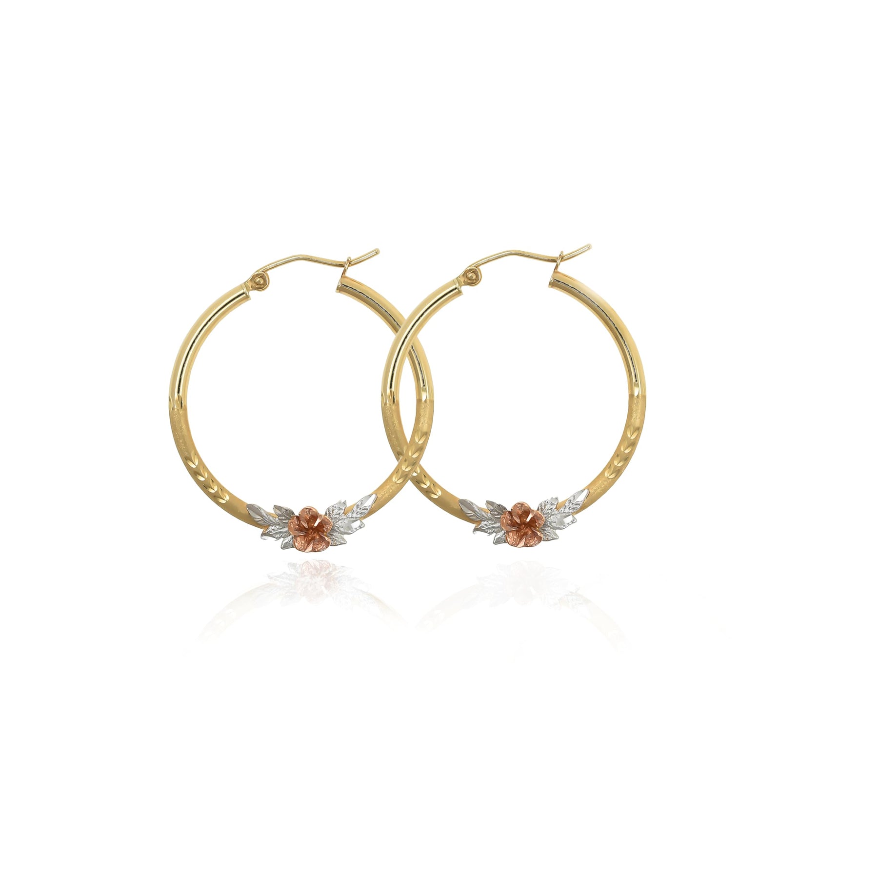Real Yellow14k Gold Hoop Earrings for Women And Mom| Lightweight Hoops Solid Jewelry for Hypoallergenic & sensitive ears Round Original 14 Karat for Valentine's Day Gifts