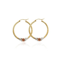 Real Yellow14k Gold Hoop Earrings for Women And Mom| Lightweight Hoops Solid Jewelry for Hypoallergenic & sensitive ears Round Original 14 Karat for Valentine's Day Gifts
