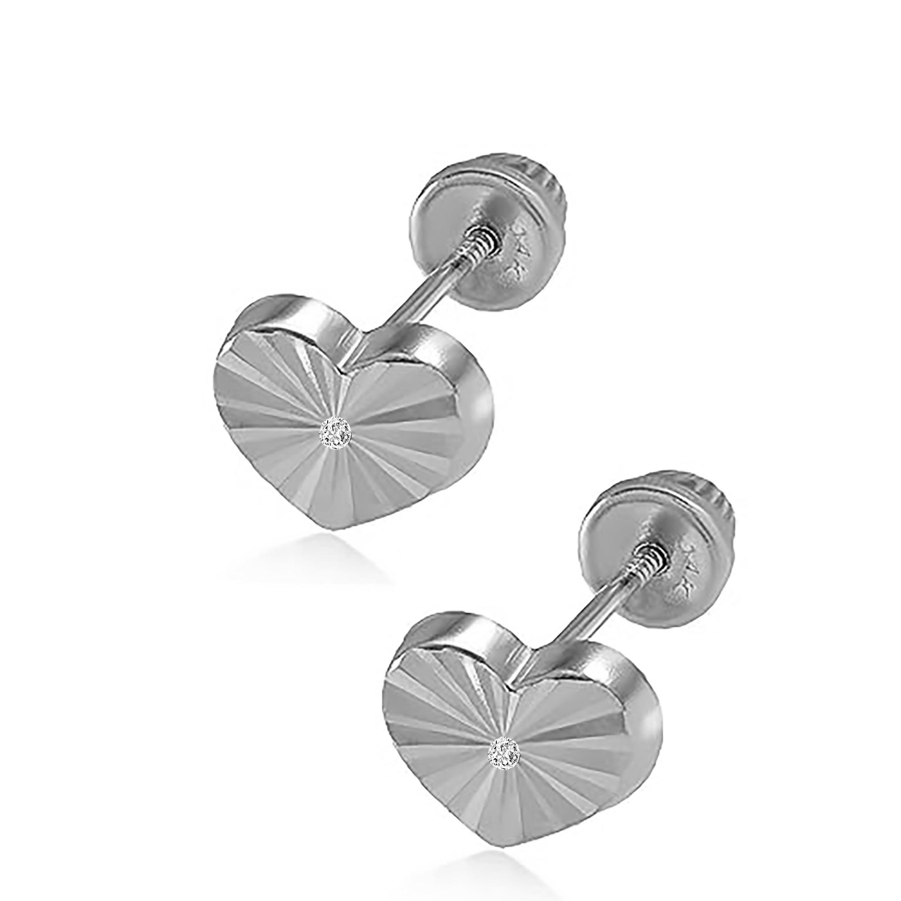 Real 14k and 10K solid Yellow Gold Tiny Stud Earrings with Screw back for Women And Men for Sensitive ears Small & Minimalist Studs Jewelry for Gifts