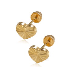 Real 14k and 10K solid Yellow Gold Tiny Stud Earrings with Screw back for Women And Men for Sensitive ears Small & Minimalist Studs Jewelry for Gifts