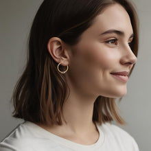 Real Yellow14k Gold Hoop Earrings for Women And Mom| Lightweight Hoops Solid Jewelry for Hypoallergenic & sensitive ears Round Original 14 Karat for Valentine's Day Gifts