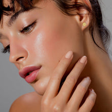 Real 14k and 10K solid Yellow Gold Stud Earrings with Screw back for Women And Men for Sensitive ears Small & Minimalist Dot Studs Jewelry for Valentine's Day Gifts