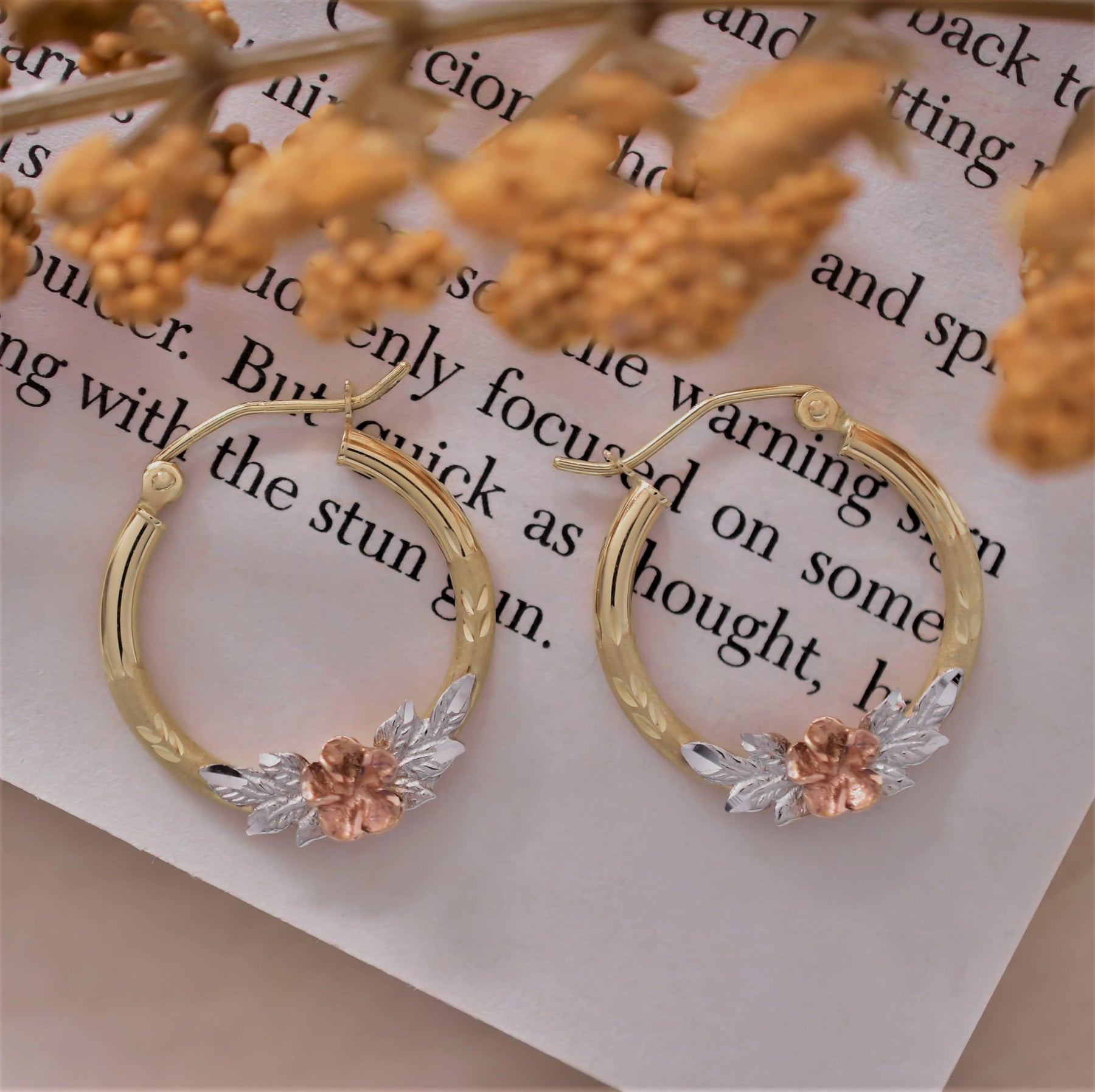 Real Yellow14k Gold Hoop Earrings for Women And Mom| Lightweight Hoops Solid Jewelry for Hypoallergenic & sensitive ears Round Original 14 Karat for Valentine's Day Gifts